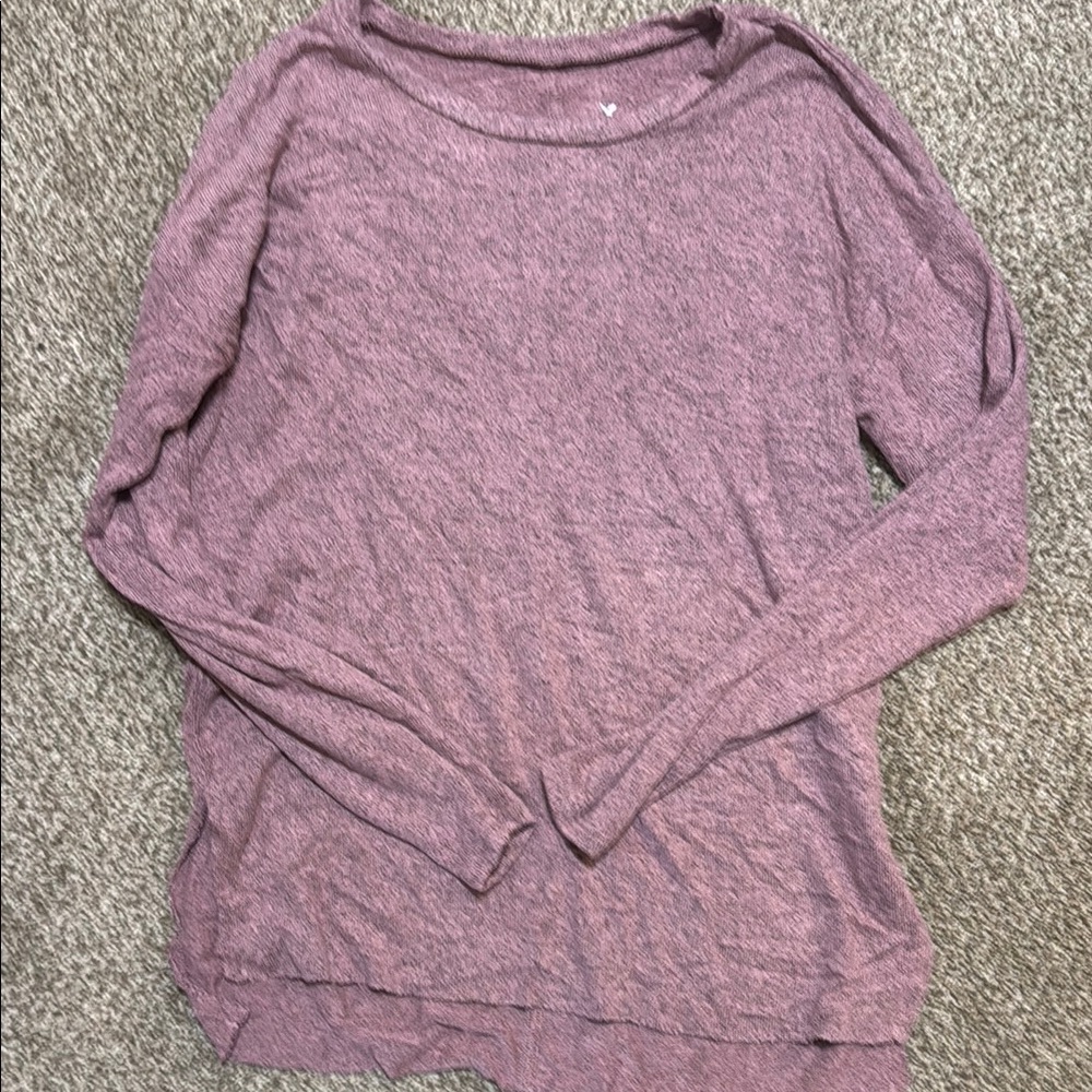 American Eagle Women's Mauve Sweater